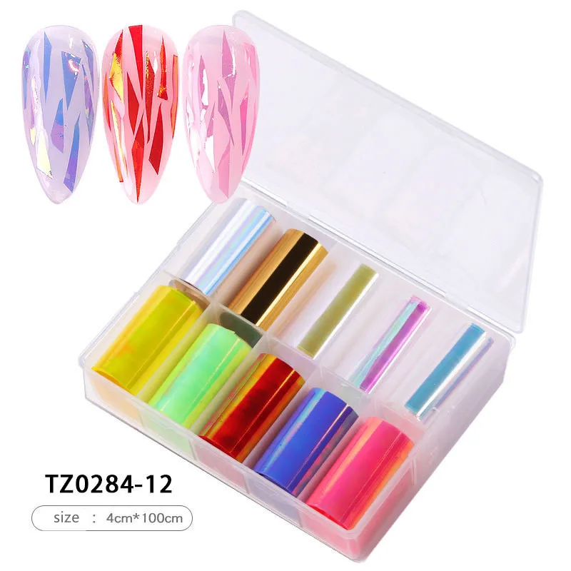

Transfer foil nail sticker