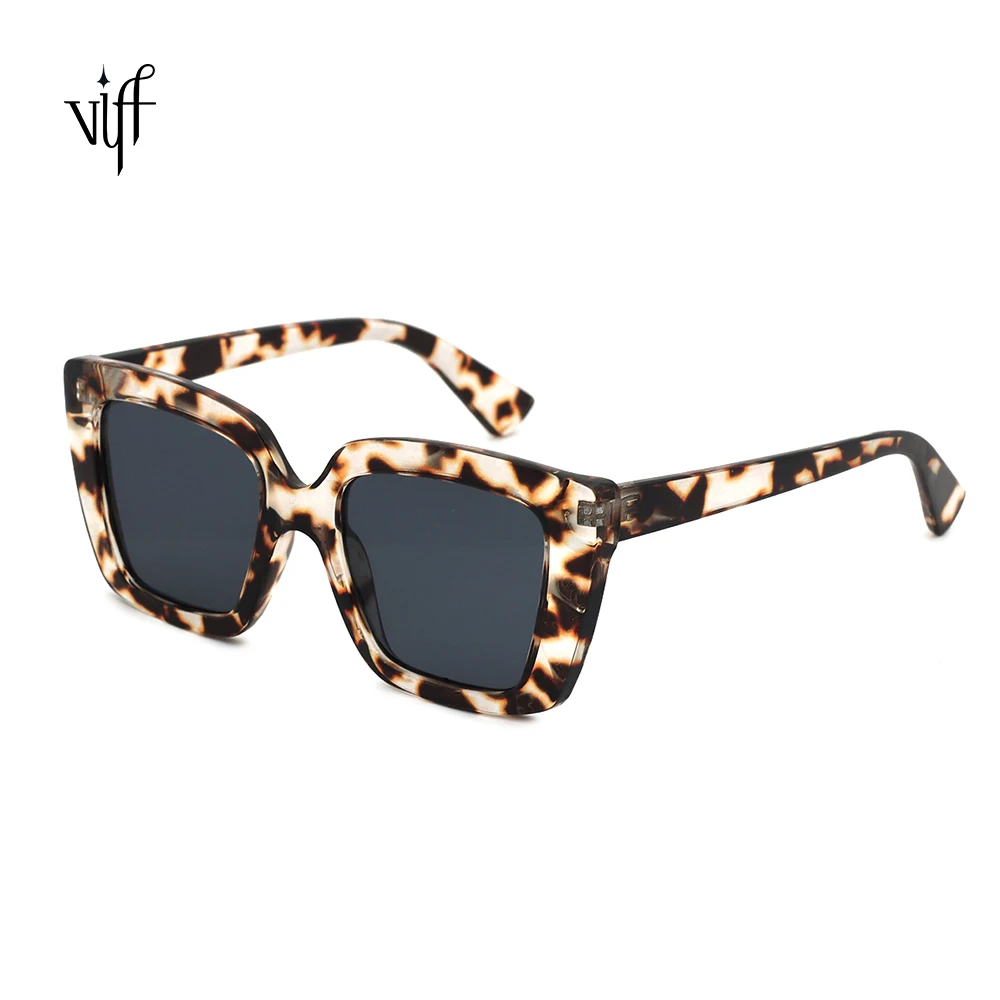 

VIFF HP18907 fashion sunglasses 2021 wholesale eyewear women oversized sunglasses vendors tortoiseshell square sunglasses 2021