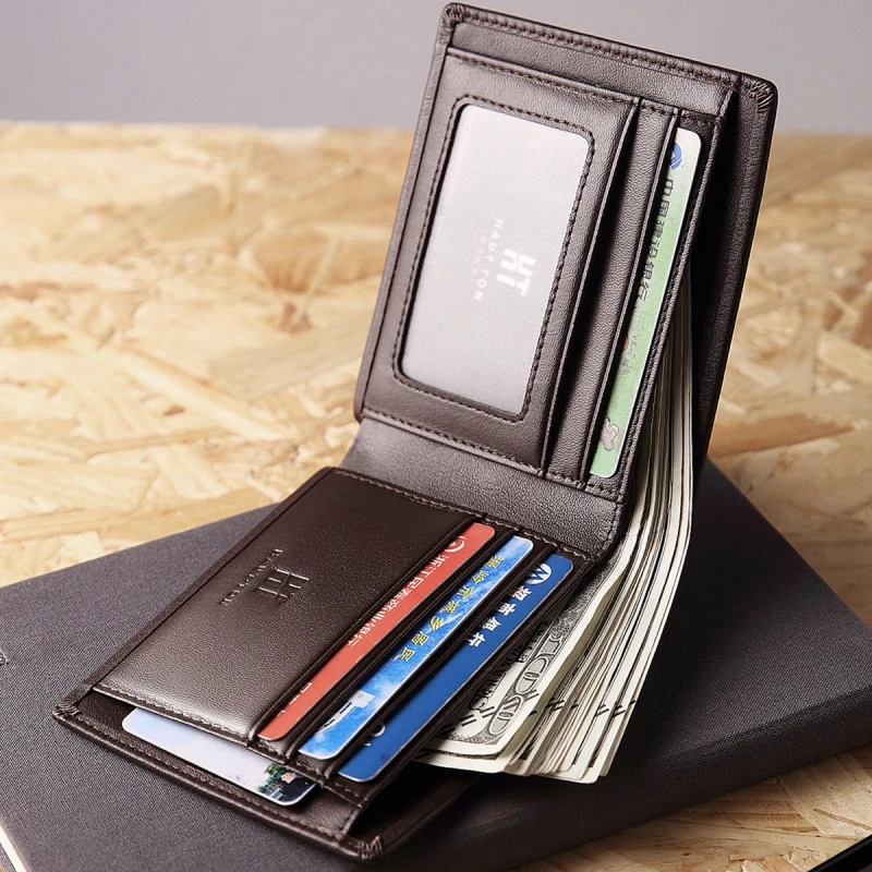 2019 Hautton Лидер продаж Мода Мужская Многофункциональный тонкий женские кошельки Топ Кожаный Человек Кошелек