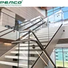 Top Manufacturer Deck Balustrade Handrails Aluminum Veranda Frameless Glass Balustrade Stair Glass Railing