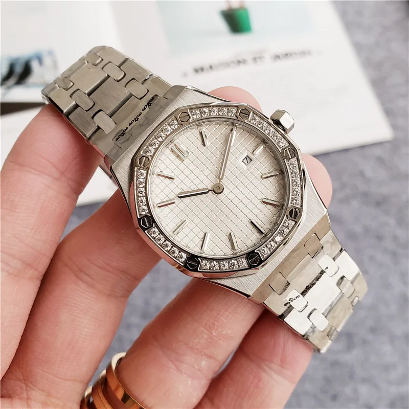 

3A Oak gold case diamond bezel Luminous dial 3120 automatic mechanical JF Factory waterproof luxury sport watch quartz watches, 1 colors