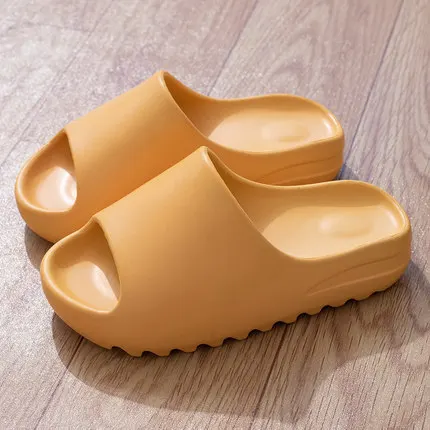 

Women And Men Shower Sandals Light Weight Strips Bathroom Slippers Soft Non-slip Rubber Slippers House Pool Shoes, Customized color