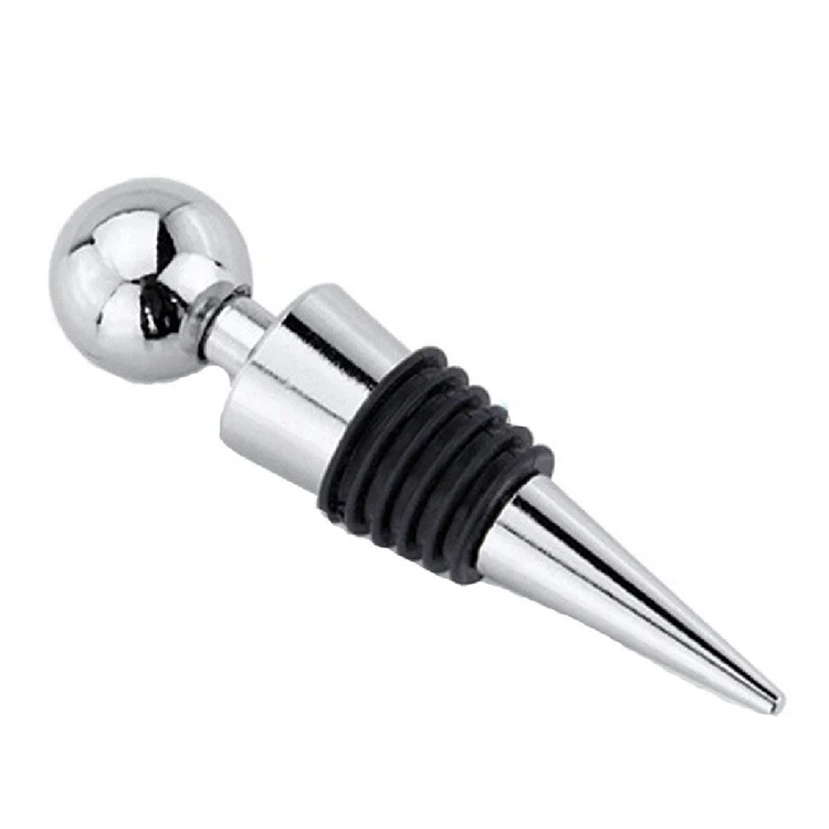 

Stainless Steel Home Bar Wine Collection Red Wine Champagne Bottle Stopper Sealer Round Collar Drip Stop Ring