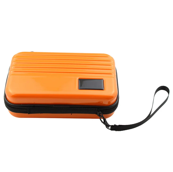 

Bright Orange ABS Hardshell Bag Unisex Storage Pouch Box Waterproof Case