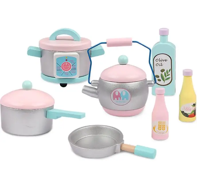 New Shape Wooden Toy Japanese Kitchen Set Large Size Japan Kitchen Toy