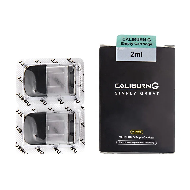 

UUwelll Caliburn G Replacement Empty Pod Cartridge 2ml 2pcs/pack cartridges for koko prime