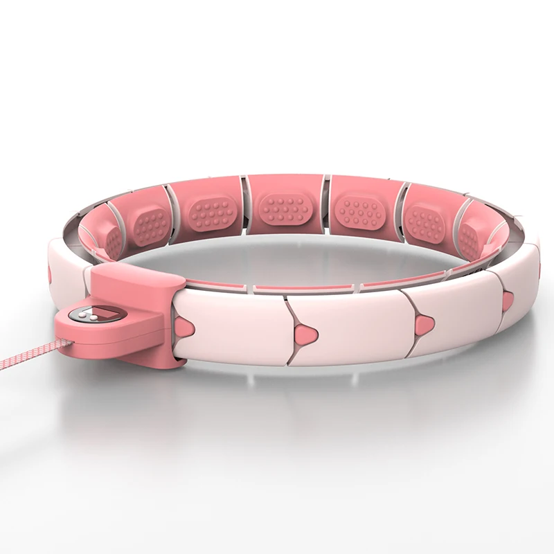 

Hot Sale Auto-Spinning Hoop Detachable Ring Smart Counting Hula Circle Hoops with Exercise Ball