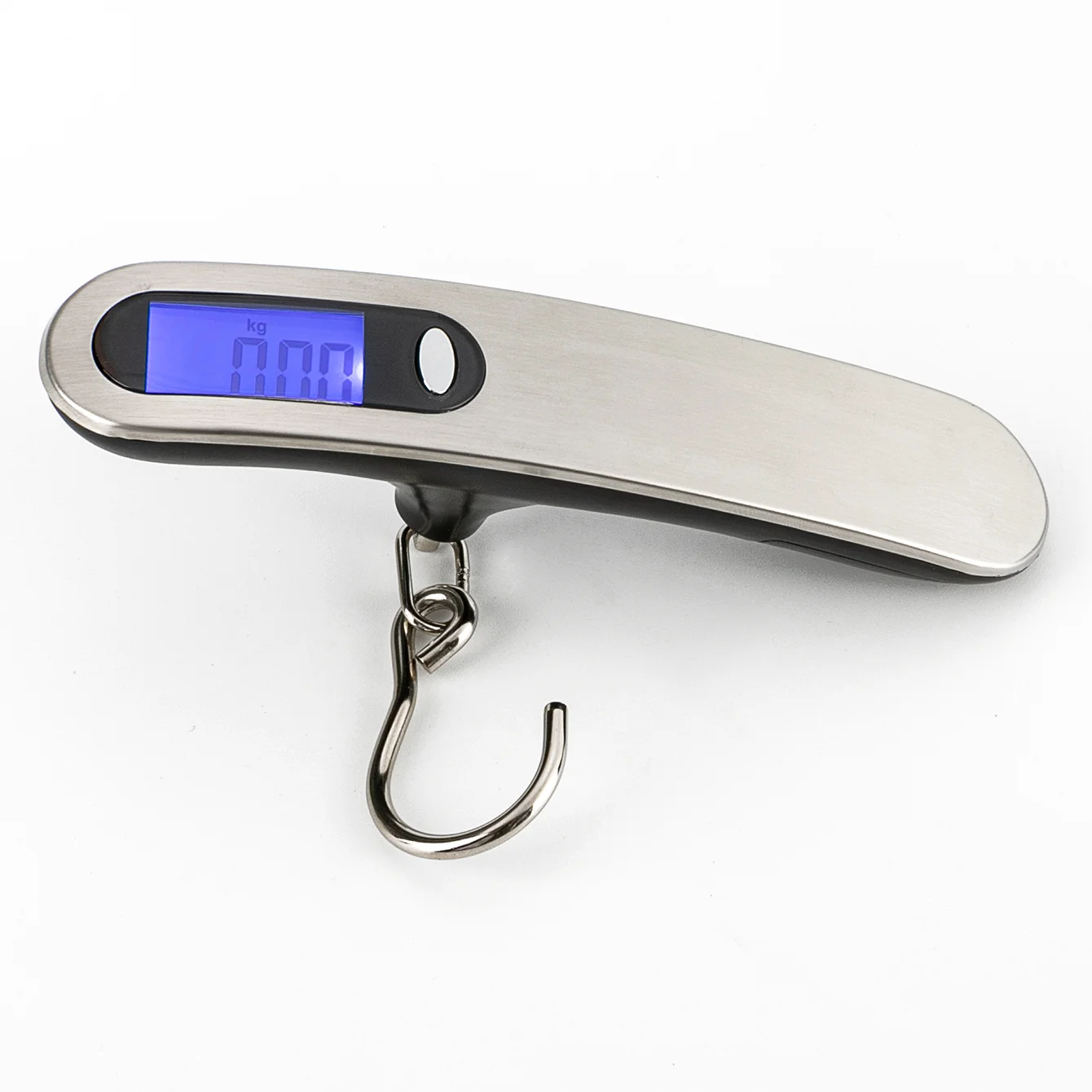 

50kg portable hand Luggage scale webbing hook travel luggage scale weighing scale indicator with big LED display