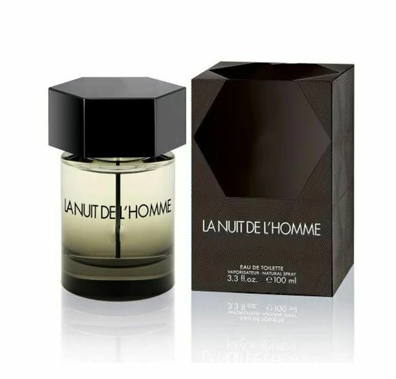 

Brand Perfume For Men LA NUIT DE L'HOMME Cologne 3.4 Oz 100ml EDT Spray Long Lasting Smell Parfum High Quality
