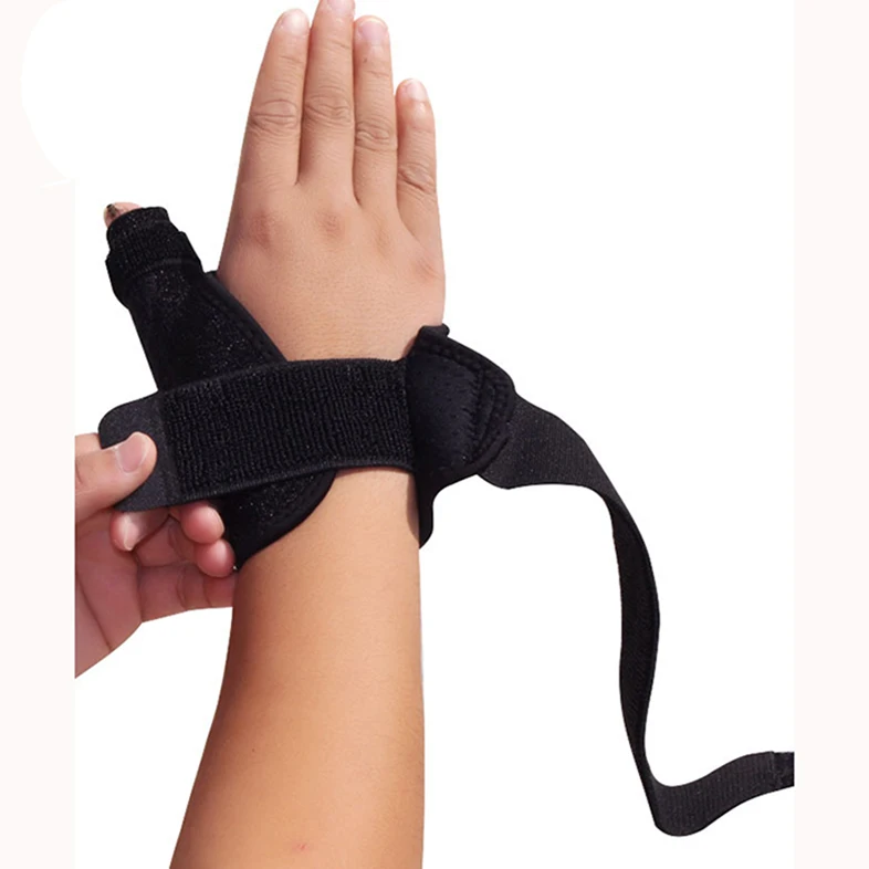 

New Design Thumb Brace Stabilizer Splint Spica Wrist Guard, Black