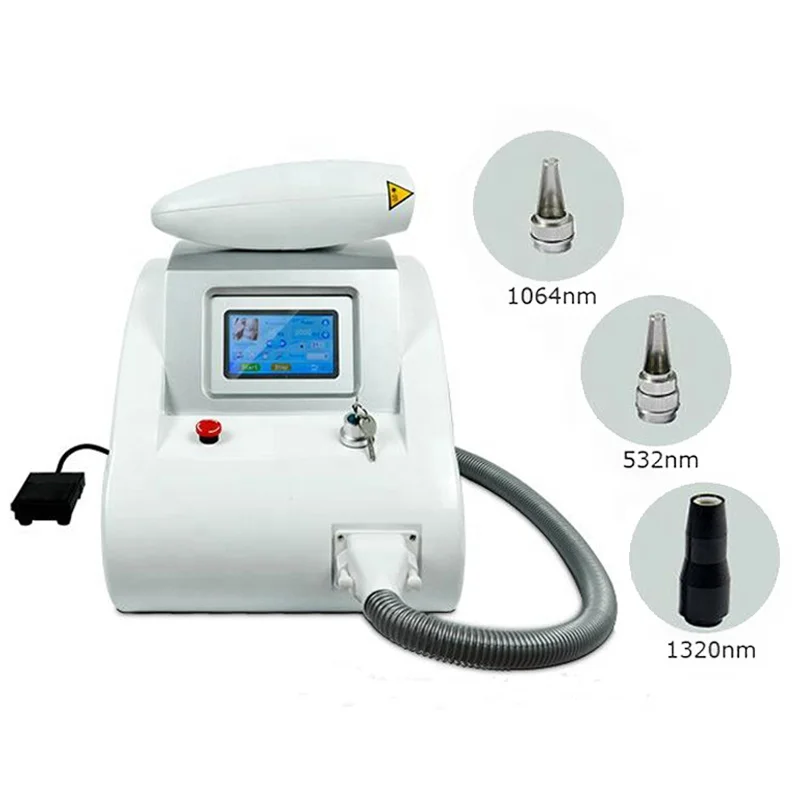 

2021 Factory Professional Nd Yag Laser Tattoo Removal Q Switch Laser Tattoo Removal Machine Laser picolaser, White