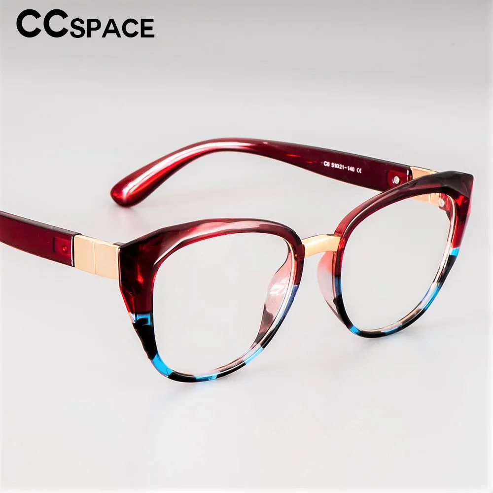 

48092 Cat Eye Retro Plastic Titanium Anti-blue light Glasses Frames Ultralight Men Women Optical Fashion Computer Glasses