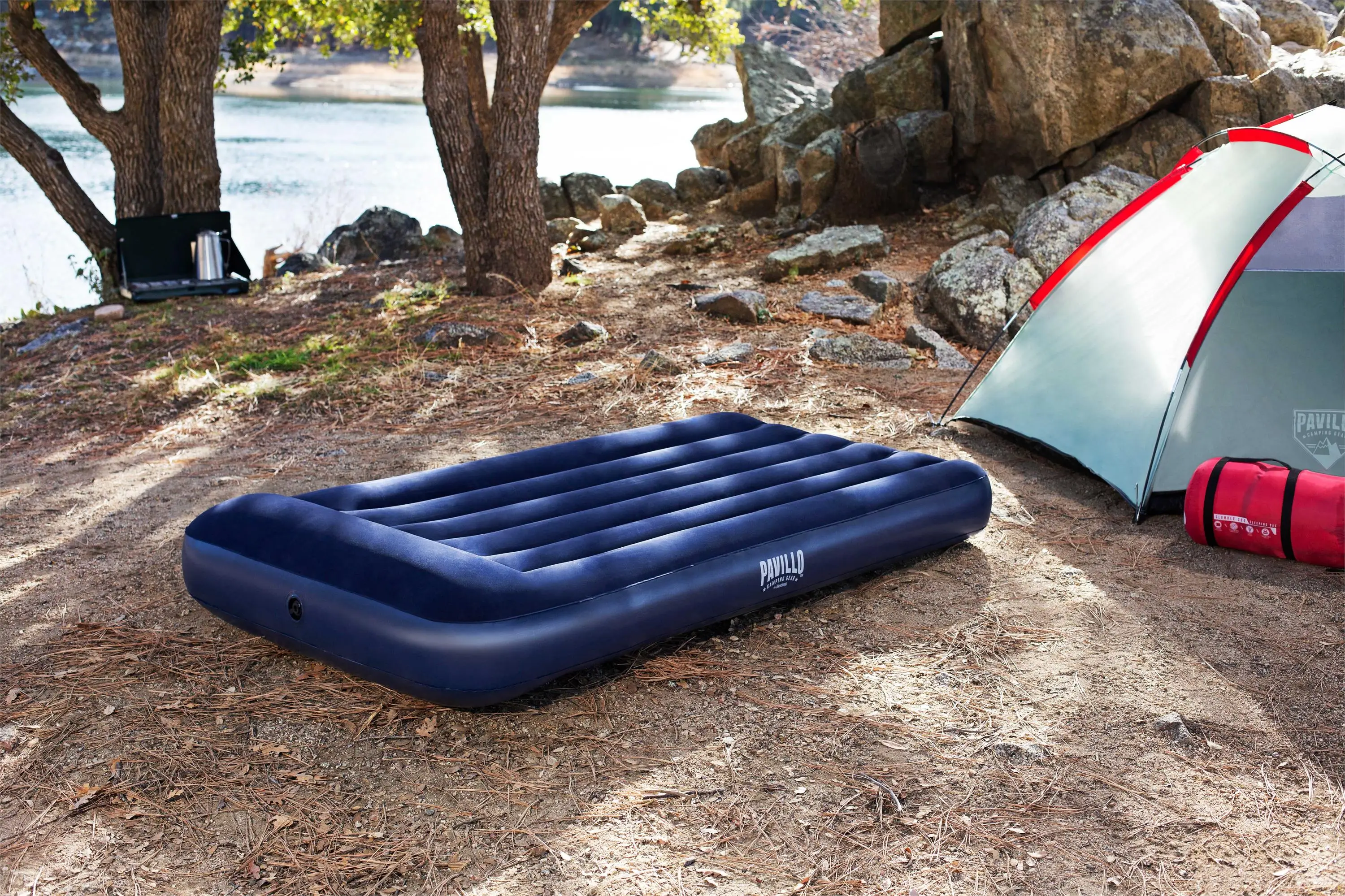 Bestway 67680 Pavillo Tritech Air Mattress Twin Air Filled Mattress 1.