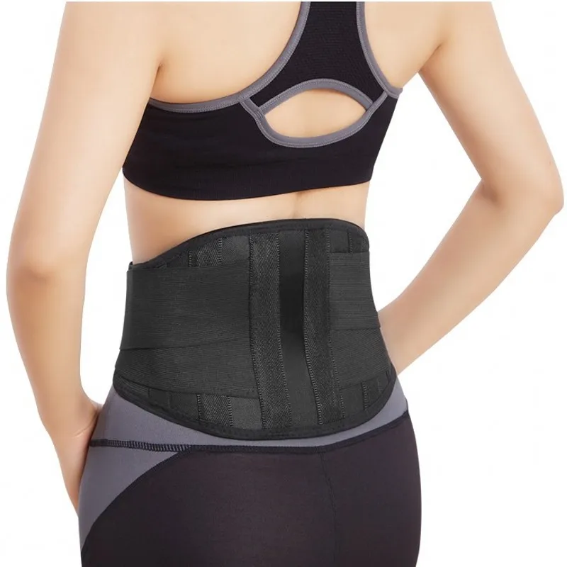 

Tourmaline Self heating Warm Waist Back Support Magnetic Therapy Belt Brace, Black