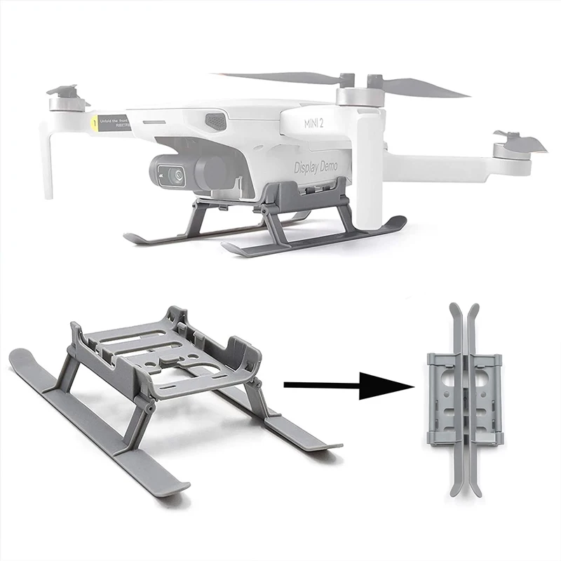 

STARTRC Drone Accessories for DJI Mavic Mini Support Protector Expansion Leg Drone Foldable Landing Gear Extended, Silver