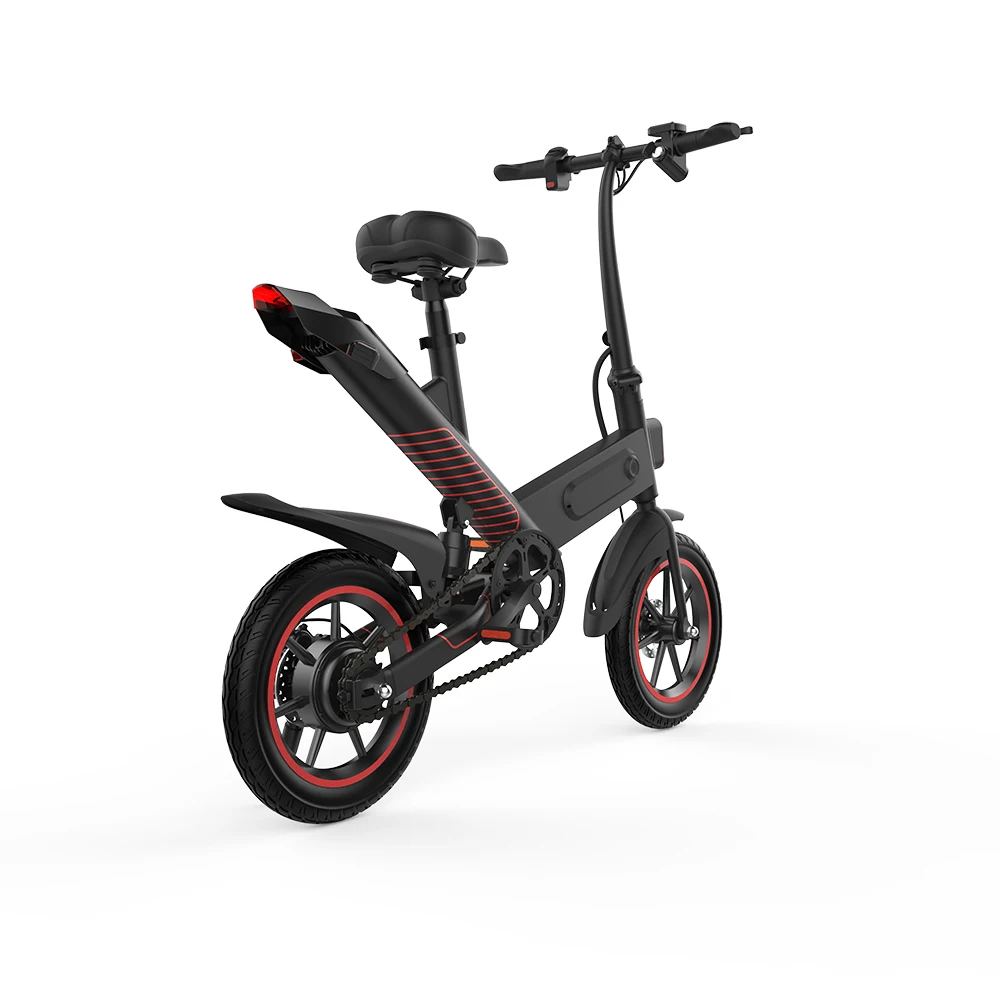 

EU Warehouse Wholesale 14 Inch Size Wheel New Fashion Electric Bicycle, Black