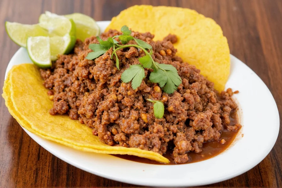 Taco spices lined up on a rack