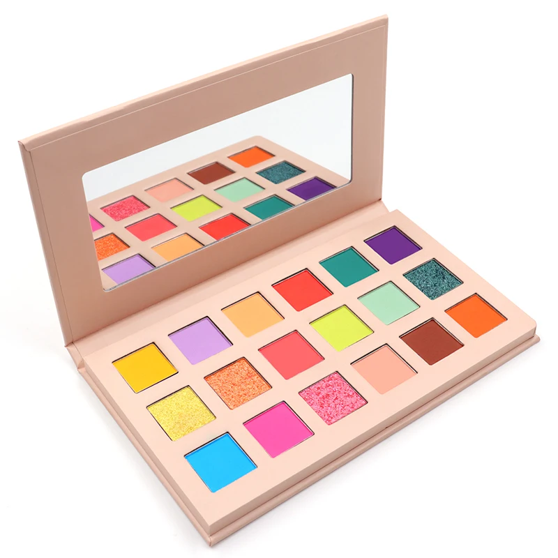 

Eyeshadow Palette shimmer Makeup Set Japanese Cosmetics With Brush 18 Colors Matte Eye Shadow Palette