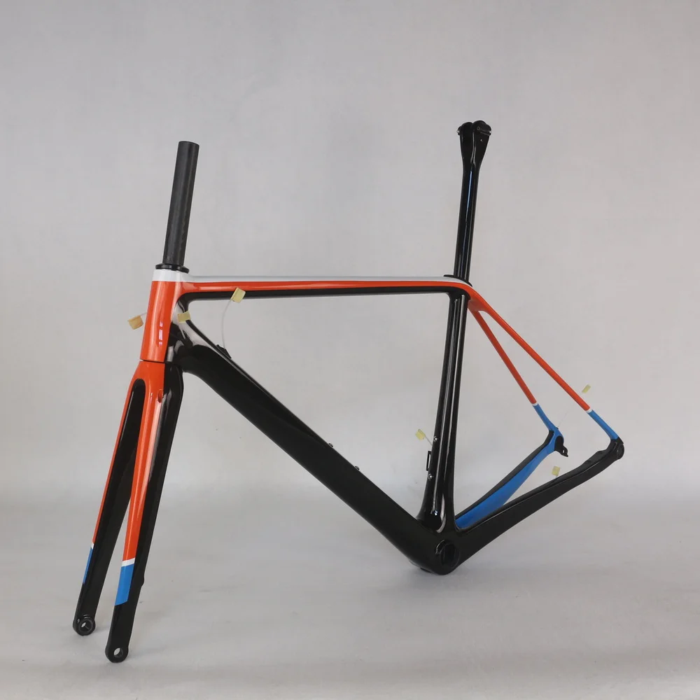 

Ultra-light Cimbing Flat Mount Disc Brake BB86 Road Frame FM619 Carbon Fiber T1000 Accept Custom Paint