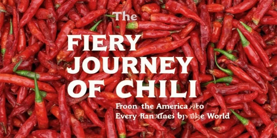 the fiery journey of chili from the americas to every kitchen in the world