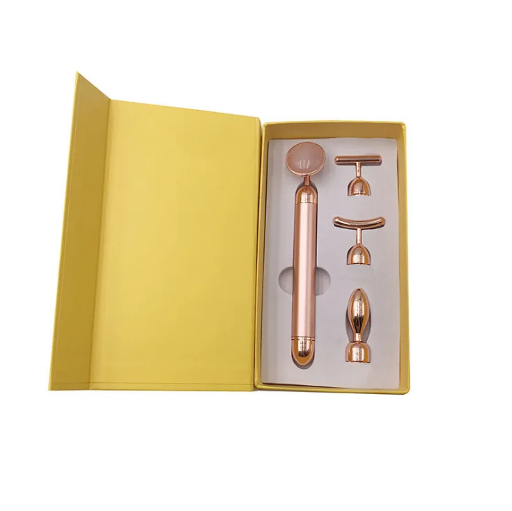 

China factory supplied top quality Wholesale Electric Gemstone Facial roller Jade for Face Vibrating Eye Massager