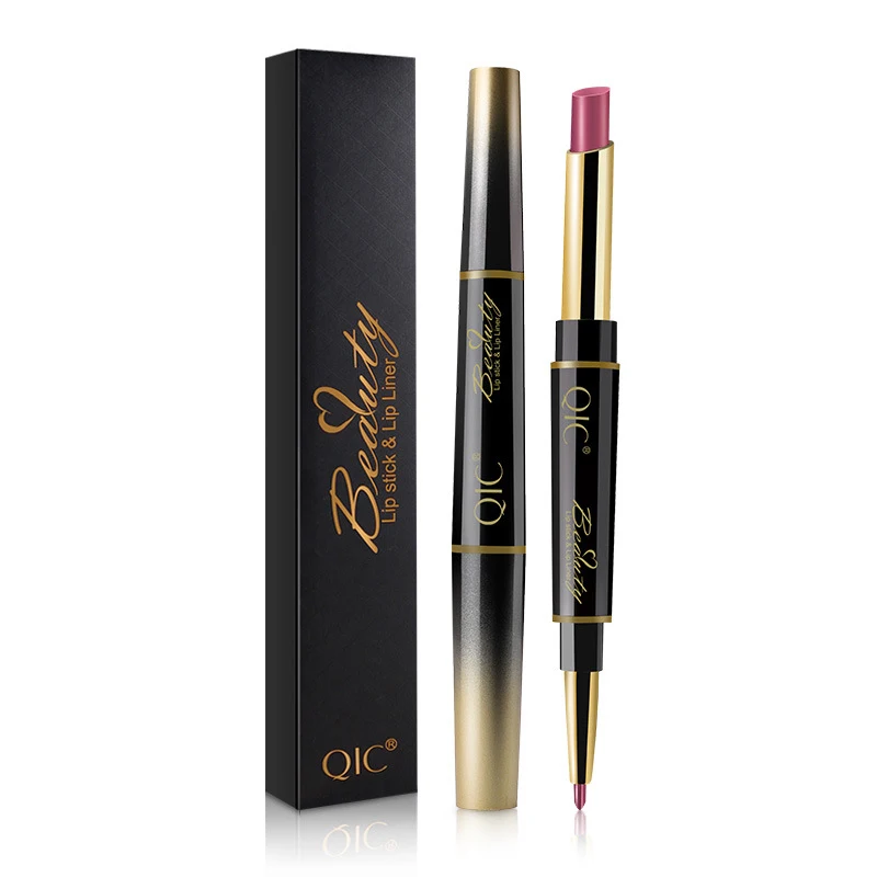 Colorful make up lipstick double head automatic lipstick pencil