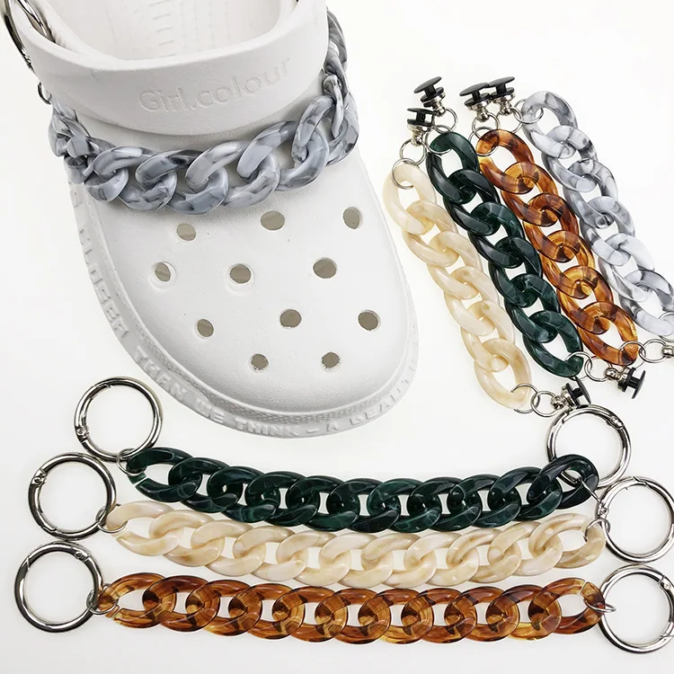 

Wholesale chain shoe ornaments decorative accessories shoes stone shoe ornaments