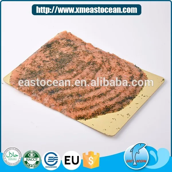 2016 New item smoked salmon with vanilla delicious salmon offcuts
