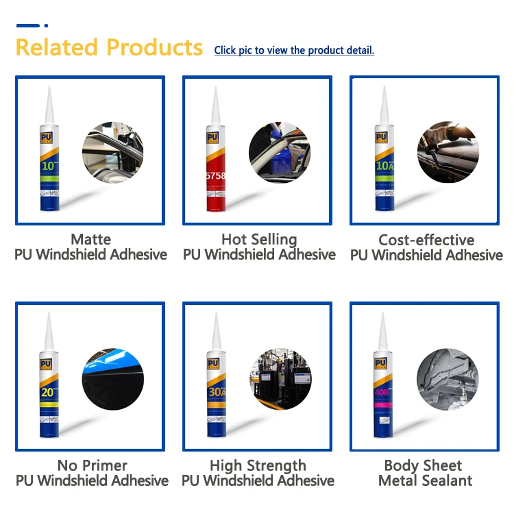 Primerless High Strength Silane Modified Polyurethane Auto Glass