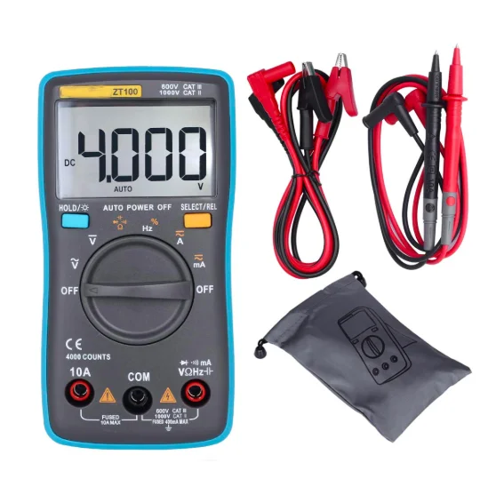 Zt100 Handheld Smart Digital Multimeter With Frequency - Buy Handheld ...