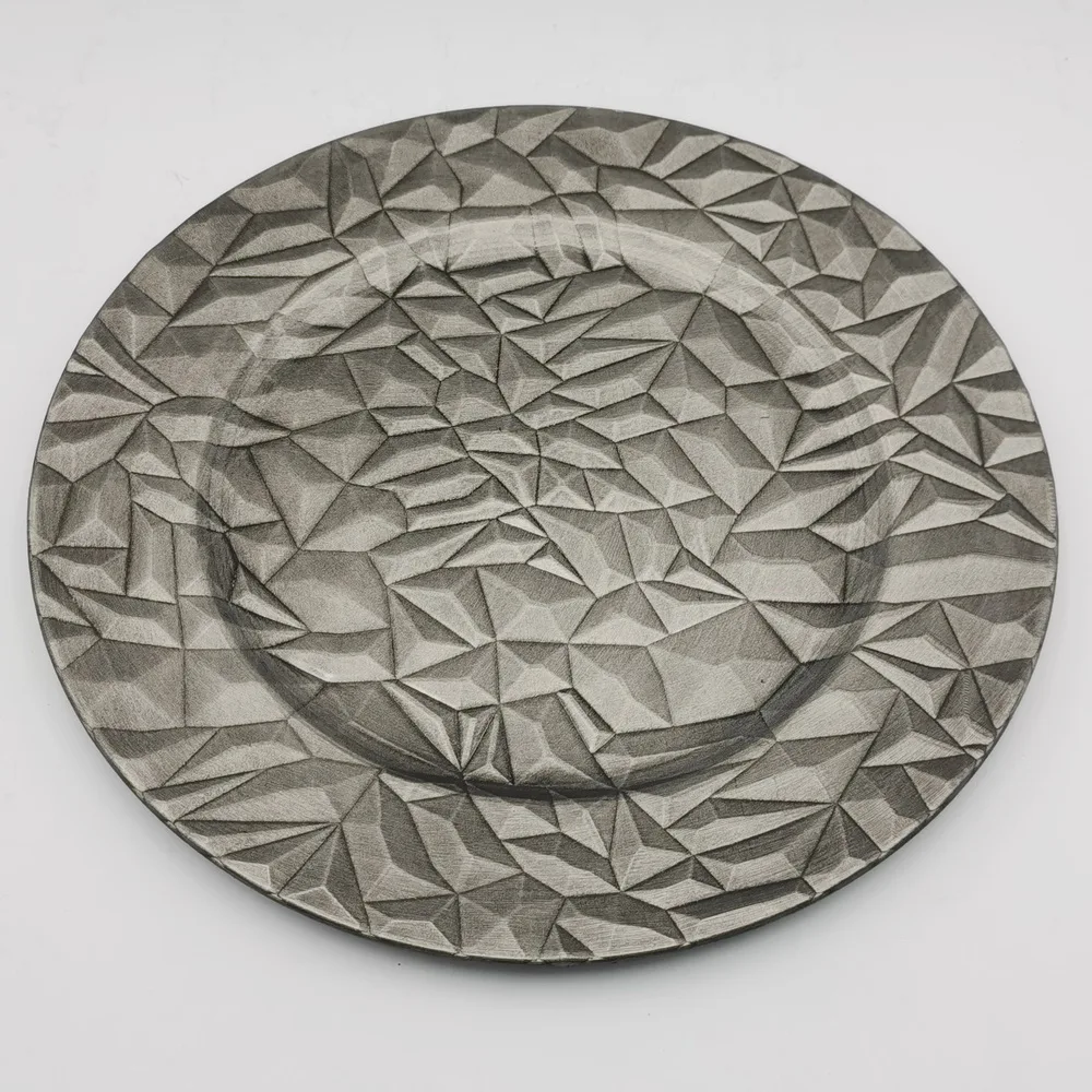 

D618 Best Sales Melamine Double Dish Plastic Plate For Nuts And Fruits