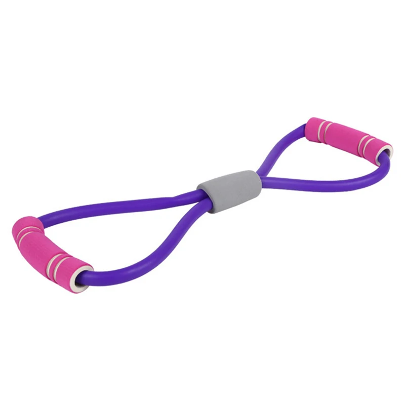 

Chest Developer Yoga Fitness Training Item Fashion Assorted Colors Exercise Resistance Bands, Purple,blue,pink,green,etc