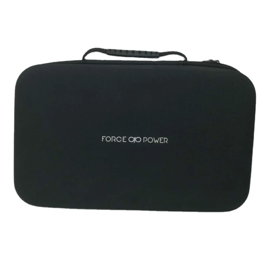 

Water resistant zipper closure double puller EVA hard foam case storage handle case, Black or customized as your request