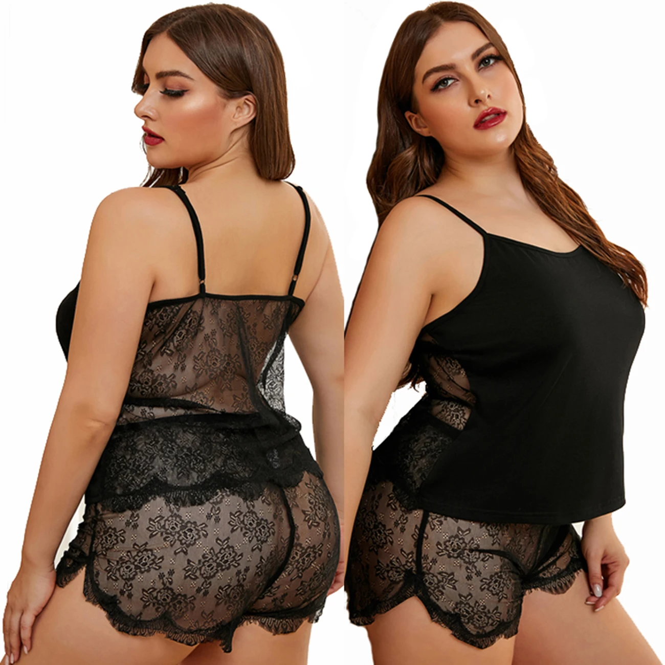 

High Quality Casual Home Wear Sound Asleep Button Down Women Pajamas, Red