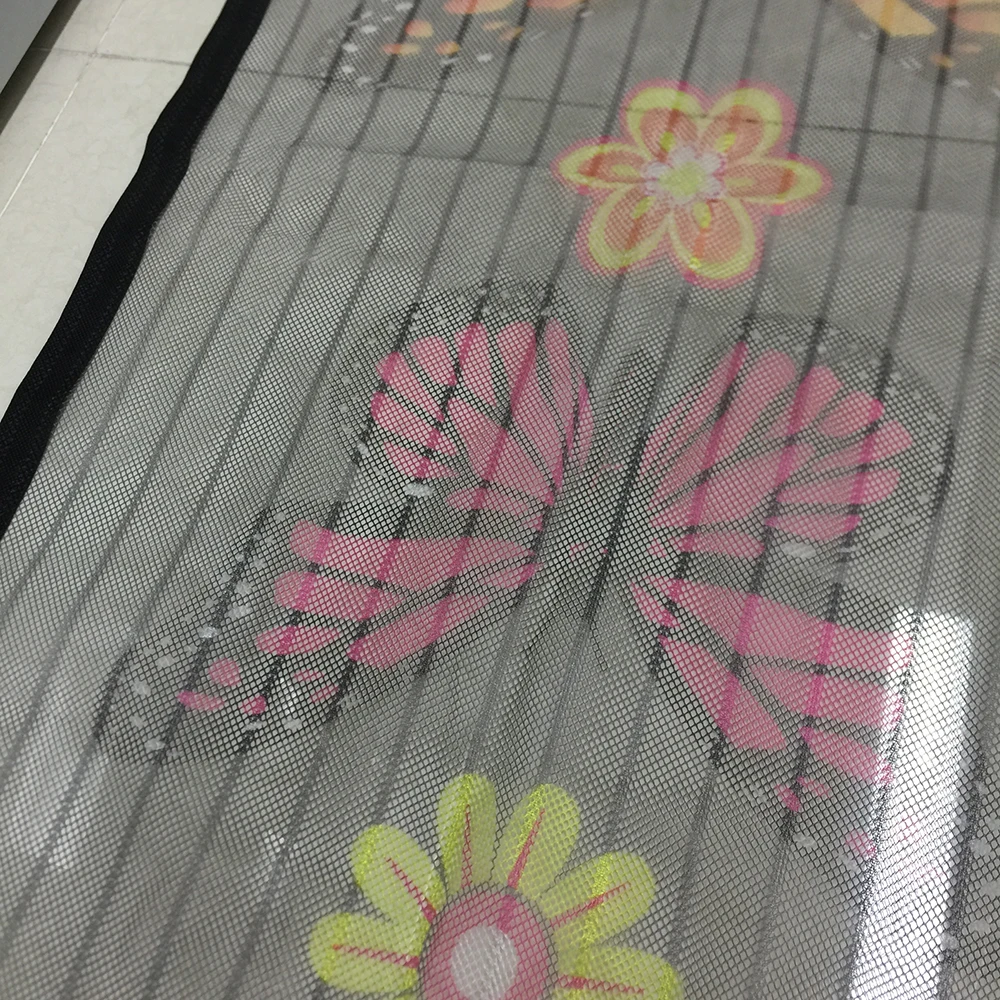 高品质磁性条纹夏季防蚊窗帘加密蚊帐门上磁铁