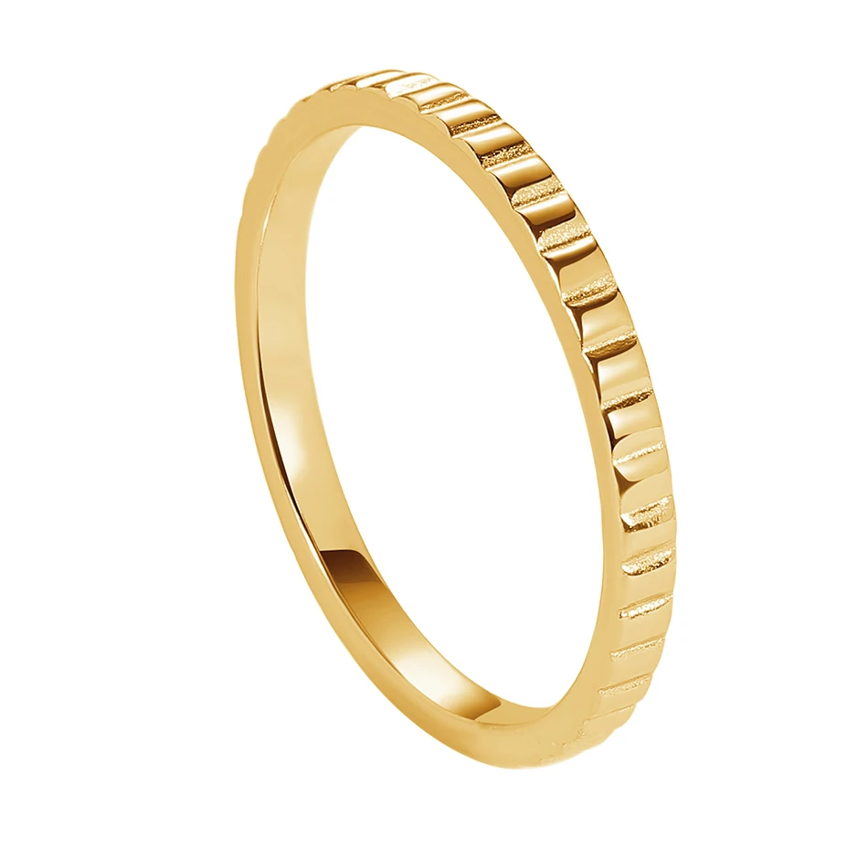 

Minimalist women jewelry 925 sterling silver jewelry 14K gold jewelry eternity line band ring finger ring