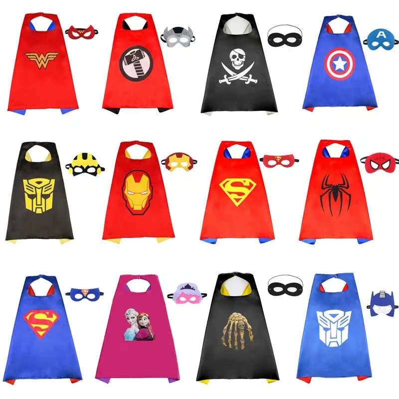 Double Layer Custom Logo Wholesale Superhero Capes For Kids - Buy Super ...