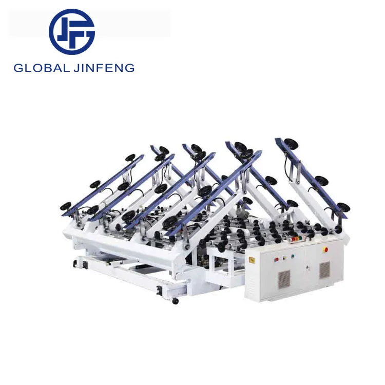 
JFC-4028 CNC Big sheet Glass cutting loading breaking machinery line 