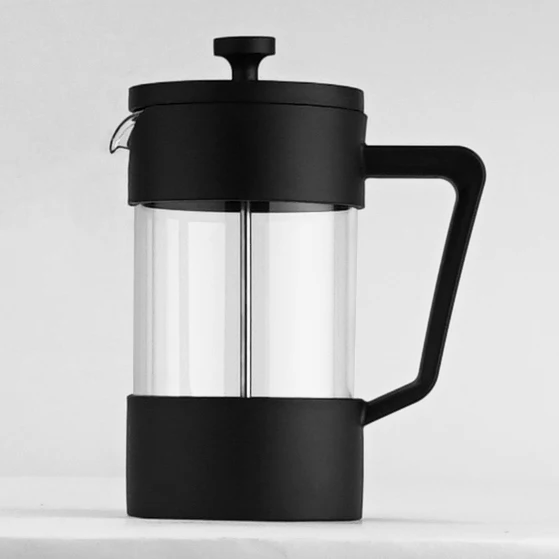 

Hot Sale Household New PP Manual High Boroilicate Glass Espresso French Press Coffee Maker, Black