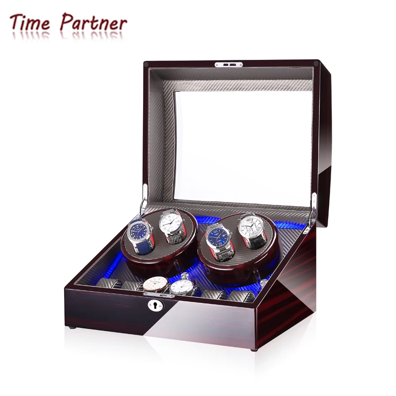 

Time partner luxury motor shaker automatic watch winder box case, Customizable