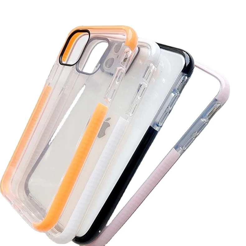 

Factory Custom Logo Brand Name Luxury Mobile Phone TPU Case Ttransparent Clear Cover For iPhone 12 11 Luxury Brand Phone Case