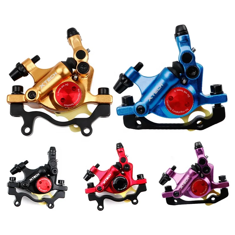 

ZOOM HB-100 Mountain bike hydraulic brake bike caliper bicycle disc brake caliper bicycle brake caliper, Black, red, blue, purple, gold