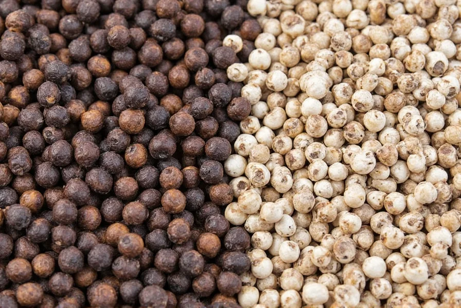 black pepper white pepper difference