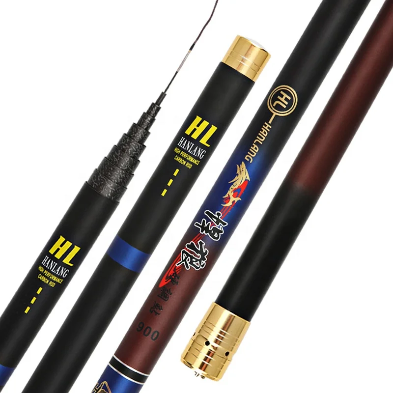 

Super Hard 8/9/10/11/12/13/14/15M Telescopic Fiber Carbon Fishing Rod Hand Pole Carp Fishing Feeder Long Distance Throwing, As the picture
