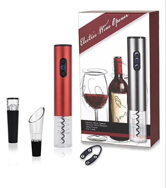 

Hot Sale Stainless steel automatic wine bottle opener Electric wine bottle opener Set
