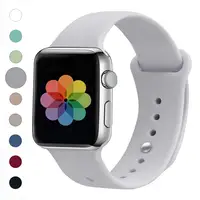 

Apple Watch Strap 38mm 42mm 40mm 44mm Soft Silicone Wrist Strap Compatible with for iWatch Series 4/3/2/1