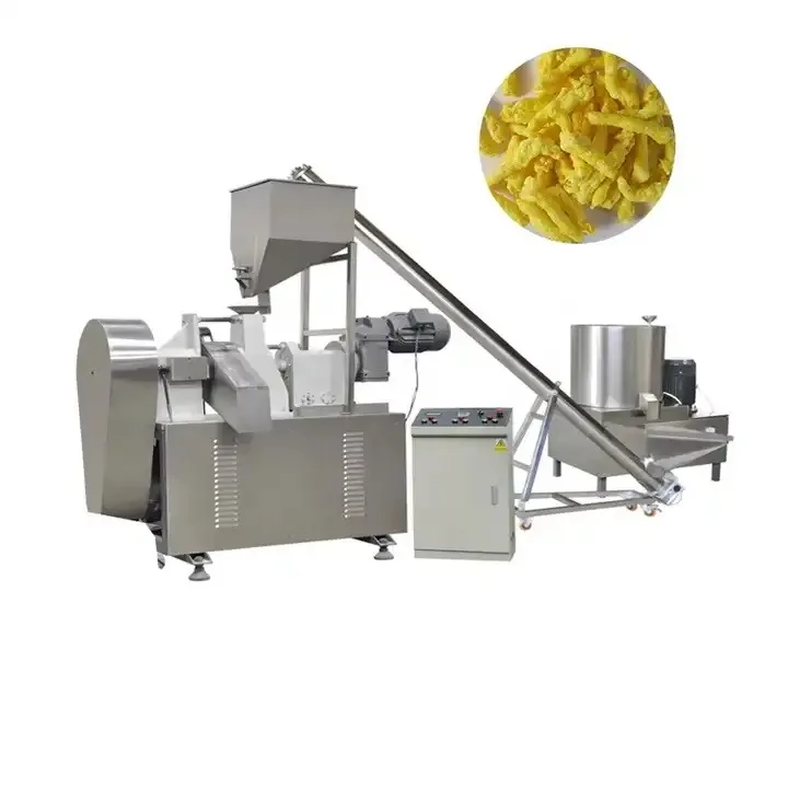 Fried cheetos kurkure niknak production making machine processing line price
