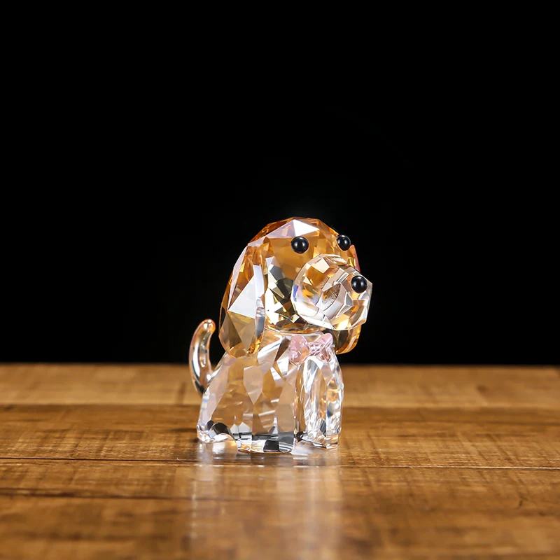 Crystal Animal Figurine Crafts Glass Dog For Souvenir Gifts Buy