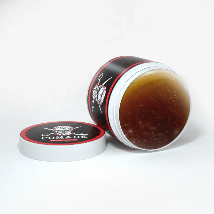 

Create your own brand no flake non greasy bees wax strong hold vegan pomade for hair