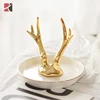 Home table decoration ceramic ring holder trinket tray jewelry display
